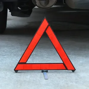 Panneau d'avertissement de trépied de voiture