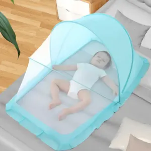 Moustiquaire pliable pour jeunes - Bleu clair