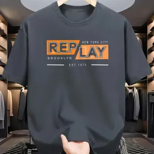 rep-lay-new-york-brooklyn-city-print-t-shirt-decontracte-a-manches-cou
