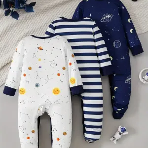 Adorable ensemble 3 pièces bleu marine pour bébé