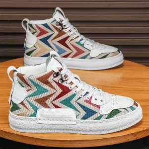 baskets-montantes-vintage-a-motif-geometrique-pour-hommes-style-preppy