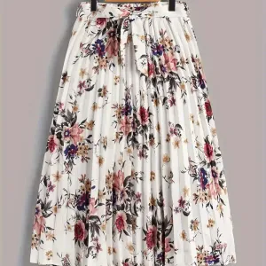 jupes-a-imprime-floral-vintage-jupes-plissees-elegantes-a-taille-nouee