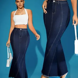 jupe-longue-en-jean-extensible-bleu-fonce-delave-a-ourlet-brut-jeans-e