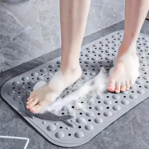 Tapis de salle de bain antidérapant, tapis de salle de bain antidérapant avec ventouses
