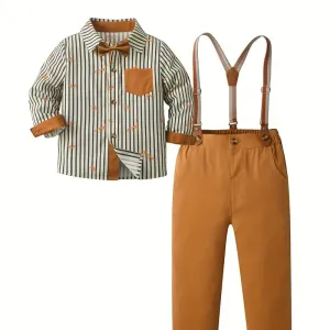ensemble-chemise-a-manches-longues-et-pantalon-a-bretelles-a-motif-din