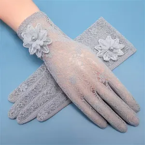 Gants en dentelle respirants pour femmes