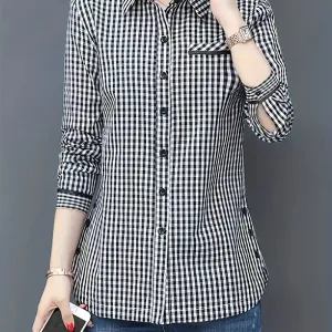 chemise-a-carreaux-a-manches-longues-tendance-pour-femme
