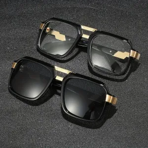 Lot de 2 lunettes de vue carrées vintage pour homme et femme