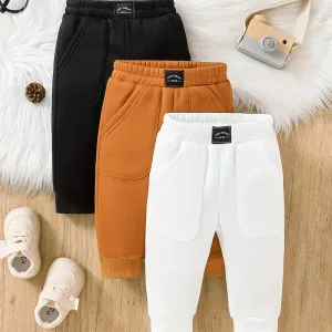 Lot de 3 pantalons de survêtement de sport pour bébé garçon