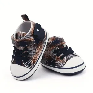 Chaussures en toile souples antidérapantes pour nouveau-nés