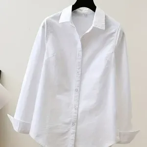 chemise-boutonnee-blanche-classique-100-coton-a-manches-longues-pour-f