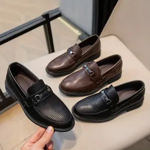Chaussures décontractées à enfiler de couleur unie pour garçons