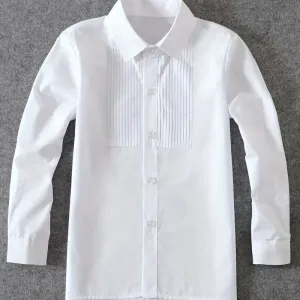 chemise-habillee-boutonnee-a-manches-longues-non-extensible-pour-garco