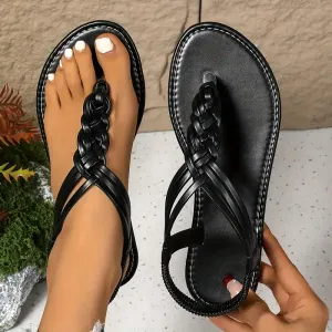 Sandales à bout fendu pour femme
