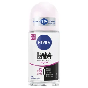 Nivea Black &amp; White Déodorant Anti-transpirant Original Invisible 48h Roll-on 50 ml