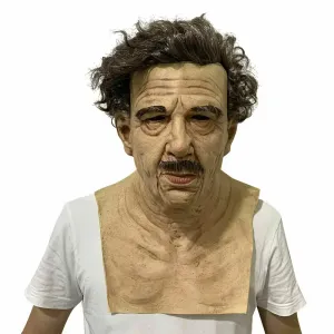 Masque d'horreur d'Halloween, déguisement de vieil homme
