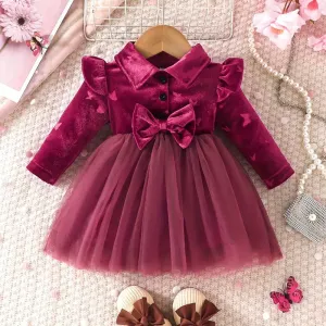 Robe élégante à manches longues en maille