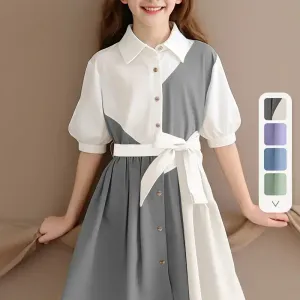 robe-elegante-a-boutons-assortis-pour-filles-pour-les-fetes-dete