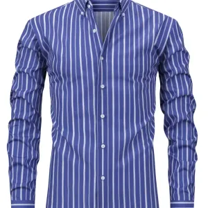 chemise-boutonnee-a-manches-longues-rayee-bleu-aqua-pour-homme--4jx1gj