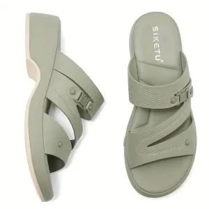Sandales plates décontractées pour femme
