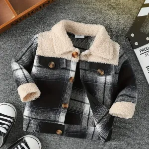 Manteau à manches longues en polaire pour bébé garçon