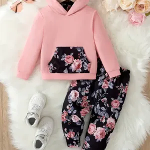Ensemble de vêtements pour bébé 2 pièces avec sweat à capuche