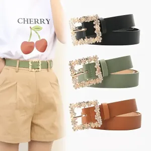 Ceinture pour femme en alliage avec boucle ardillon