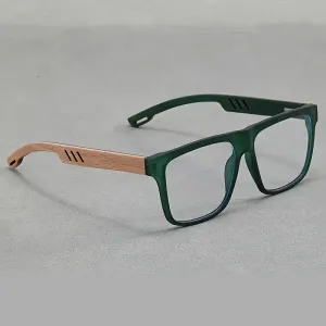 Lunettes de soleil carrées élégantes et colorées à dessus plat