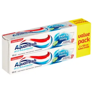 Dentifrice Aquafresh Fresh & Minty Gencives Saines 2 X 100 ml