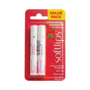 Duo Sorbet Fraise Softlips