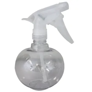 Flacon pulvérisateur rond en plastique transparent 450 ml