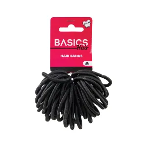 Lot de 36 élastiques à cheveux Basics