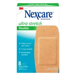 Pansements Nexcare Ultra Stretch 8ct Genou et coude