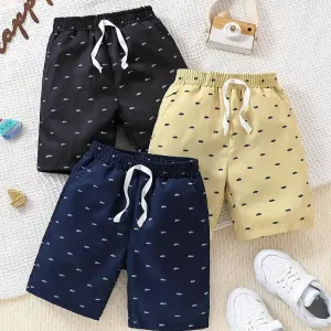 lot-de-3-shorts-decontractes-a-imprime-aretes-de-poisson-pour-garcon-p