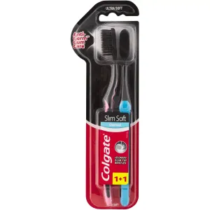 Brosse à dents Colgate Slim Soft Charcoal 1x17x2 Pack