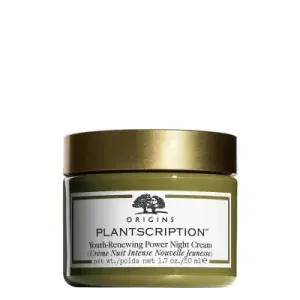 Crème de nuit régénératrice jeunesse Plantscription Origins 50 ml