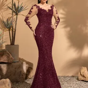 robe-moulante-sirene-a-paillettes-a-col-en-v-elegante-tissu-tricote-lo