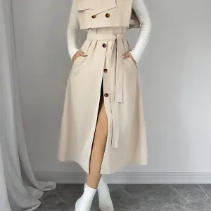 ensemble-elegant-2-en-1-trench-coat-et-robe-pour-femme-sans-manches-de