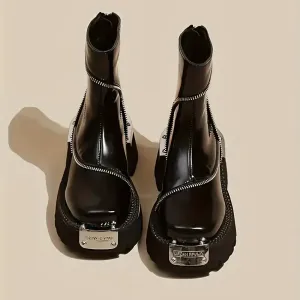 bottines-a-bout-carre-pour-femme-avec-fermeture-a-glissiere