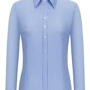 chemisier-a-manches-longues-et-col-en-v-raye-payel-pour-femme