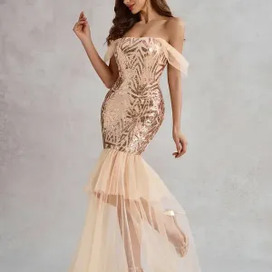 robe-de-soiree-elegante-a-col-carre-en-maille-pailletee-et-ourlet-sire