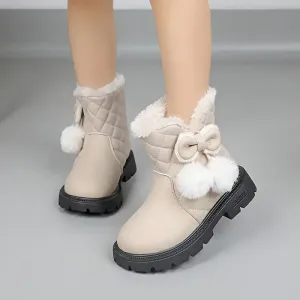Bottes de neige confortables et élégantes pour filles