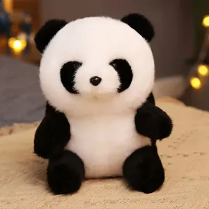 Peluche panda câline, Douce, moelleuse et mignonne avec position assise