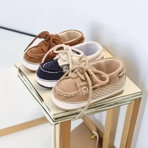 Baskets confortables à lacets pour bébé garçon
