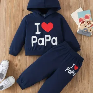 Tenue décontractée « J'AIME PAPA »