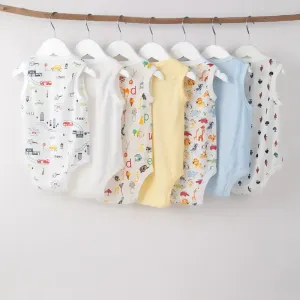 Ensemble de 5 bodys triangles confortables en coton