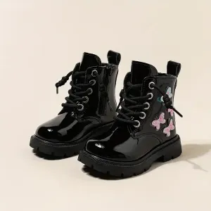 Bottes chics ornées de papillons pour filles
