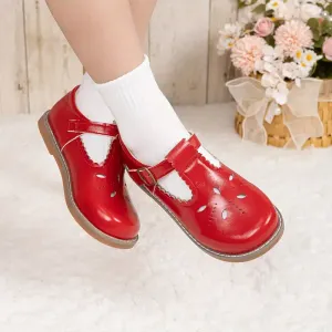 Chaussures Mary Jane tendance et mignonnes de couleur unie pour filles