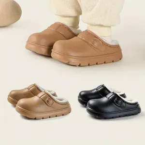 Chaussons en coton pour enfants, unisexe