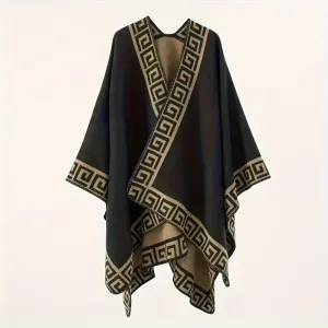 Châle jacquard Boho Chic pour femme, coupe ample